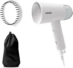 Vaporizador de Roupas Arno Steam Travel, Higieniza, Compacto, Dobrável e Portátil, 110V, Cinza, HS11