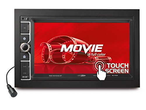 Preisvergleich Produktbild Caliber RMN801bt Navigationsgerät, Festeinbau Europa mit Doppeldin Touchscreen