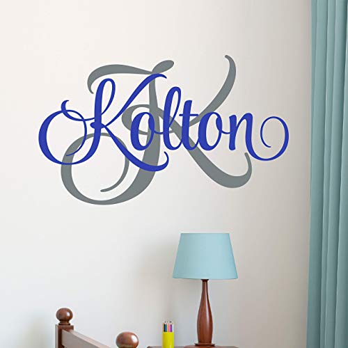 Name Wall Decal Sticker Custom Name Wall Decal Girls Room Boys Room - Personalized Name Wall Decal Nursery Decal - Baby Monogram Vinyl Wall Art