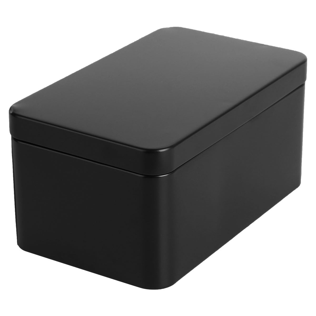Cabilock Boîte Rectangulaire Vide en Fer Blanc, Petite Boîte à Thé avec Couvercle, Boîte de Rangement en Fer Blanc Utilisée pour Ranger Des Bonbons, Des Clés, Des Boucles D'oreilles
