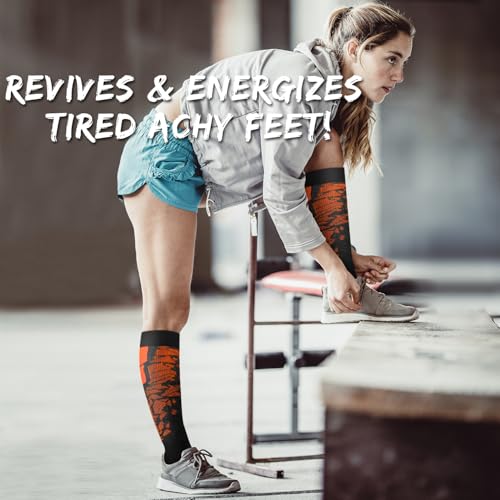 Image of COOLOVER Copper Compression Socks for Women and Men(6 Pairs)-Best Support for Running, Athletic, Travel