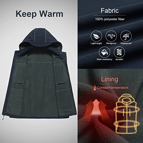 Image of CREATMO US Men's Casual Lightweight Warm Thin Outerwear Vest Windbreaker Sleeveless Jacket With Removable Hood