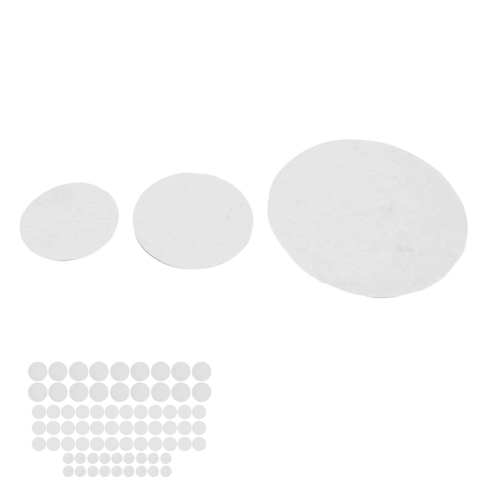 72 Protezioni In Feltro Per Piatti - Divisori Rotondi Riutilizzabili, Bianchi E Morbidi - Foto 4