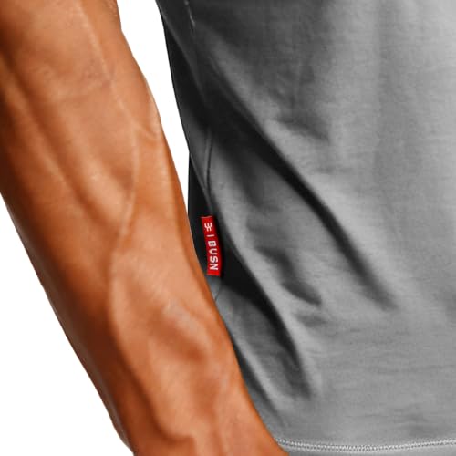 Image of Casual Short Sleeve Crew Neck Classic Wicking Breathable Fitness Muscle Athletic T Shirts Mens