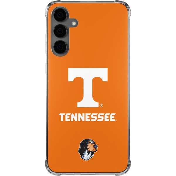 Skinit Clear Phone Case Compatible with Galaxy S24 Plus - Officially Licensed University of Tennessee-Knoxville T Logo on Orange Design