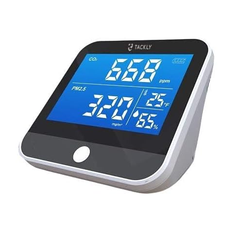 Medidor de CO2 TACKLY con Detector de Calidad de Aire Interior Cover