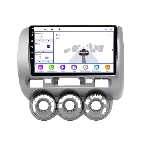 Radio de coche 2 DIN para Honda FIT Jazz 2002-2007, 4G+64G, Carplay y Bluetooth
