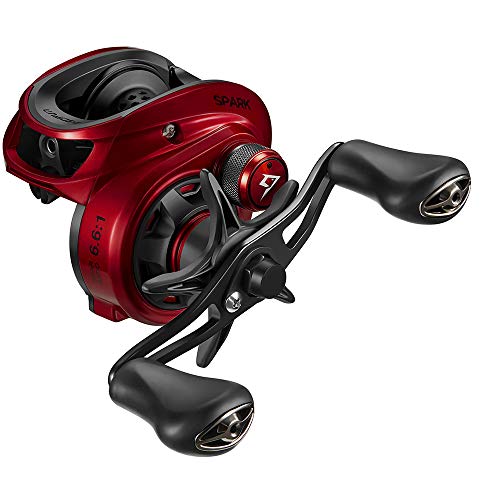 Piscifun Spark 6.6:1 Baitcasting Fishing Reel Super Compact, 16.5 LB Carbon Fiber Drag