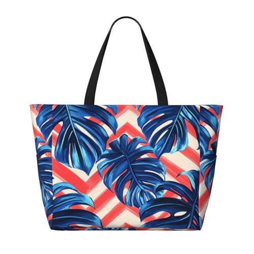 Beach Bags For Women, Waterproof Beach Tote Bags With Zipper, Swim Pool Bag For Travel Vacation2