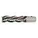 CLEVELAND Sq. End Mill,Single End,Pow Met,1/2" C40296