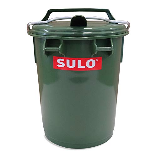 Sulo 35 Liter Systemmülleimer Mülltonne Farbe grün mit Alu-Bügel