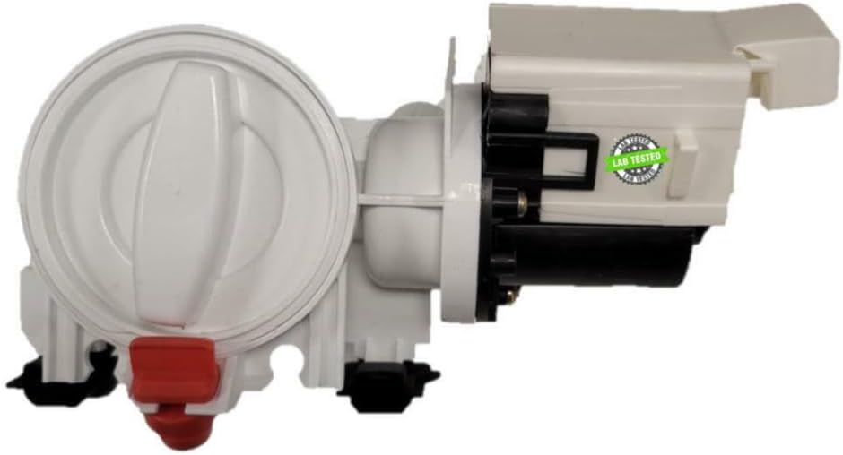 PS1485610 COMPATIBLE WITH Kenmore elite He 3t, 4t, 5t, washer water drain pump Motor, EAP1485610 Impeller blades included