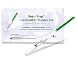 50 One+Step test d'ovulation avec sensibilité optimale 20 miu/ml - test de fertilité pour femme - ovulation - désir d'avoir des enfants