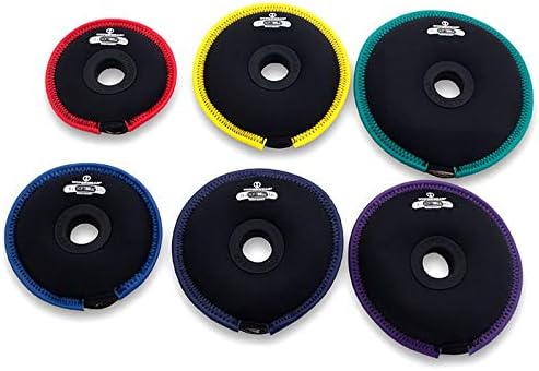 Miniatura 6 de Hyperwear SoftBell - Mancuernas ajustables individuales, placas de peso suaves para mano y 1 mango de fácil agarre para juego de mancuernas