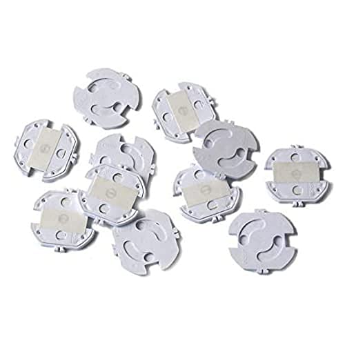 Reer 3246.010 - Tapones de seguridad para enchufes (10 unidades), color blanco Cover