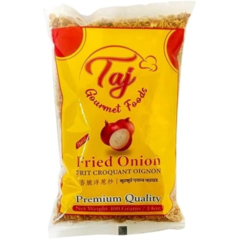 TAJ Crispy Fried Onion 100% Natural | Great for Seasoning Garnishing on Sushi, Green Bean Casseroles | Holland-Netherlands Cover