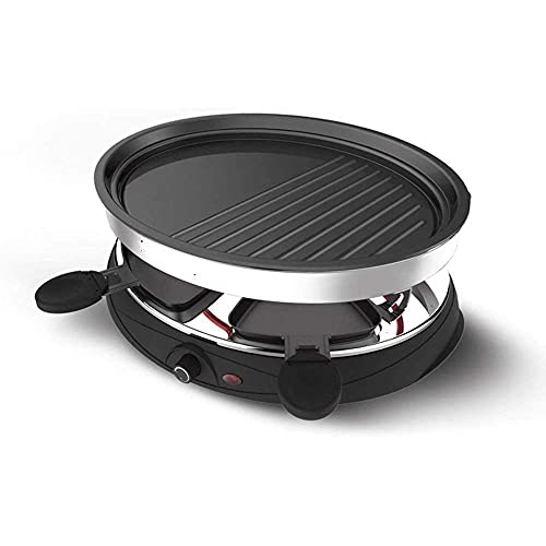 HOABBR Barbecue Grill 1000W Indoor Smokeless Grill Double Layer Household Electric Baking Pan,U Type Evenly Heated,with Non-Stick Coating Grill Plate,Suitable for Party/Outdoor