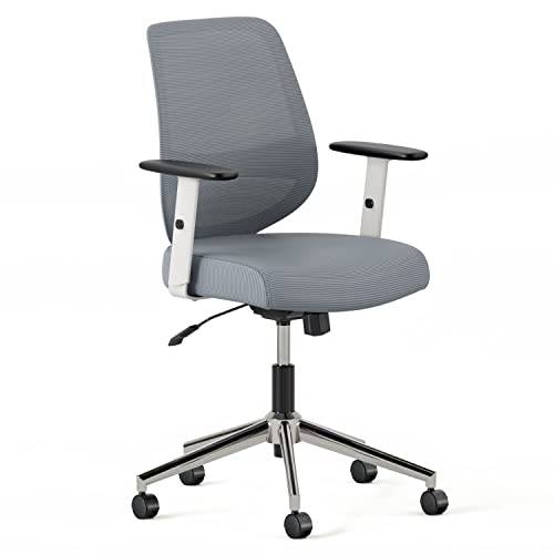 Branch Daily Chair - Computer Office Chair with Swivel, Lumbar Rest, and Adjustable Armrests - Sustainable, Stylish Mesh, & Adjustable Armrests - Comfortable Seating for Improved Posture - Slate Branch Daily Chair - Computer Office Chair with Swivel, Lumbar Rest, and Adjustable Armrests - Sustainable, Stylish Mesh, & Adjustable Armrests - Comfortable Seating for Improved Posture - Slate