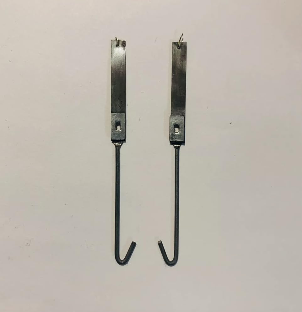 Antique Clock Parts Pendulum Suspension Spring 3-3/16” Inch Set of 2