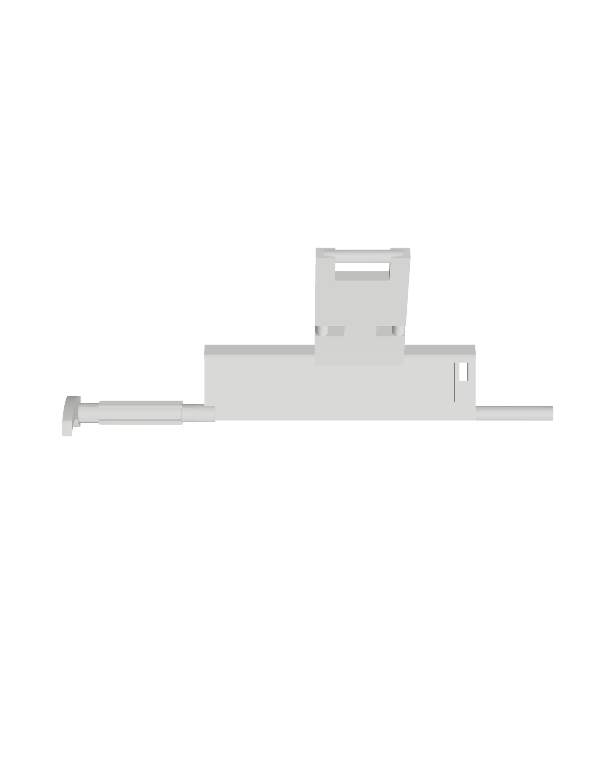 Poignée De Porte Remplace Bosch/Siemens 00152790 Pour Réfrigérateur Bosch/Siemens - 14,2 X 4,1 X