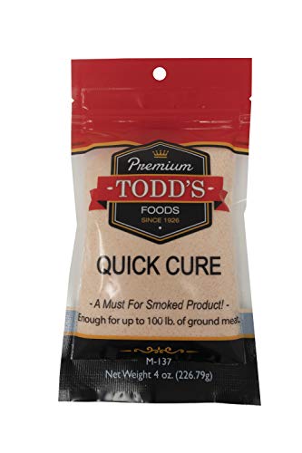 Todd's Quick Cure 4 oz. Enough for up to 100 lb. of ground meat.