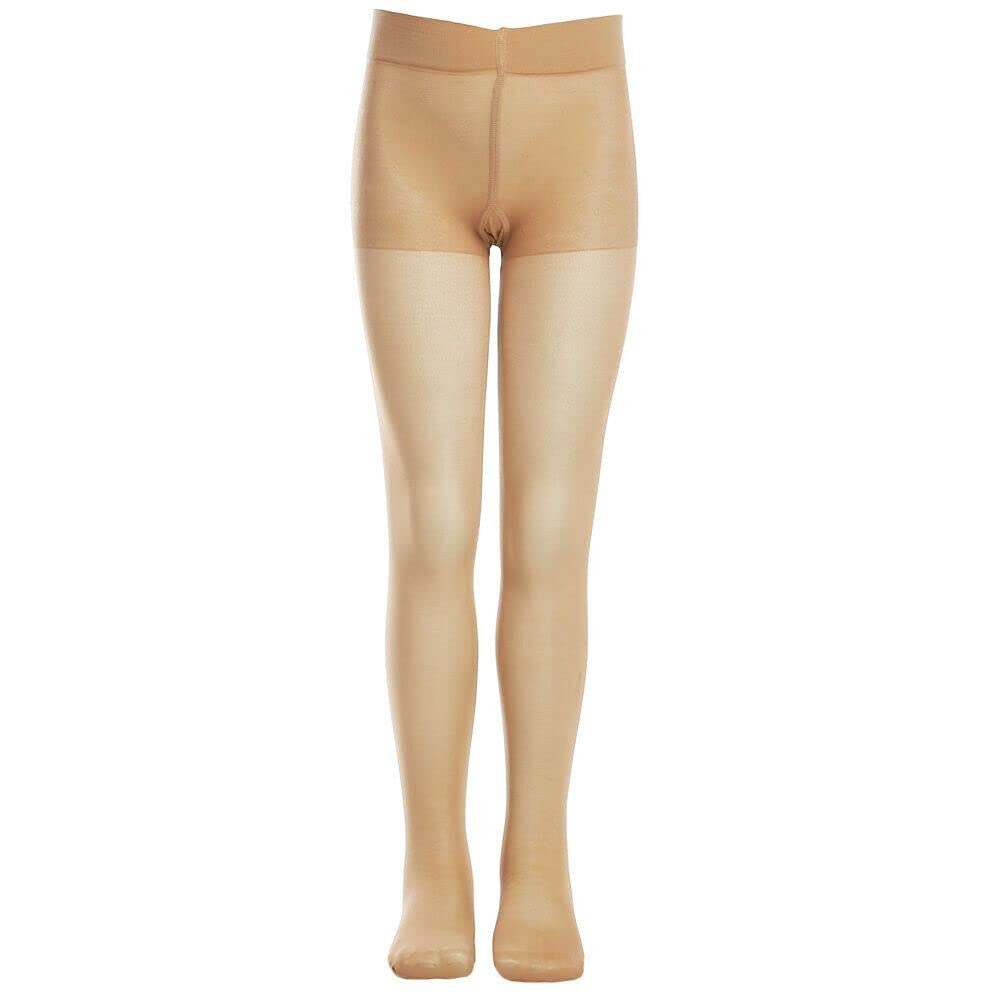Aurellie Girls Natural ' Transparent 20 Denier Sheer Simple Tights