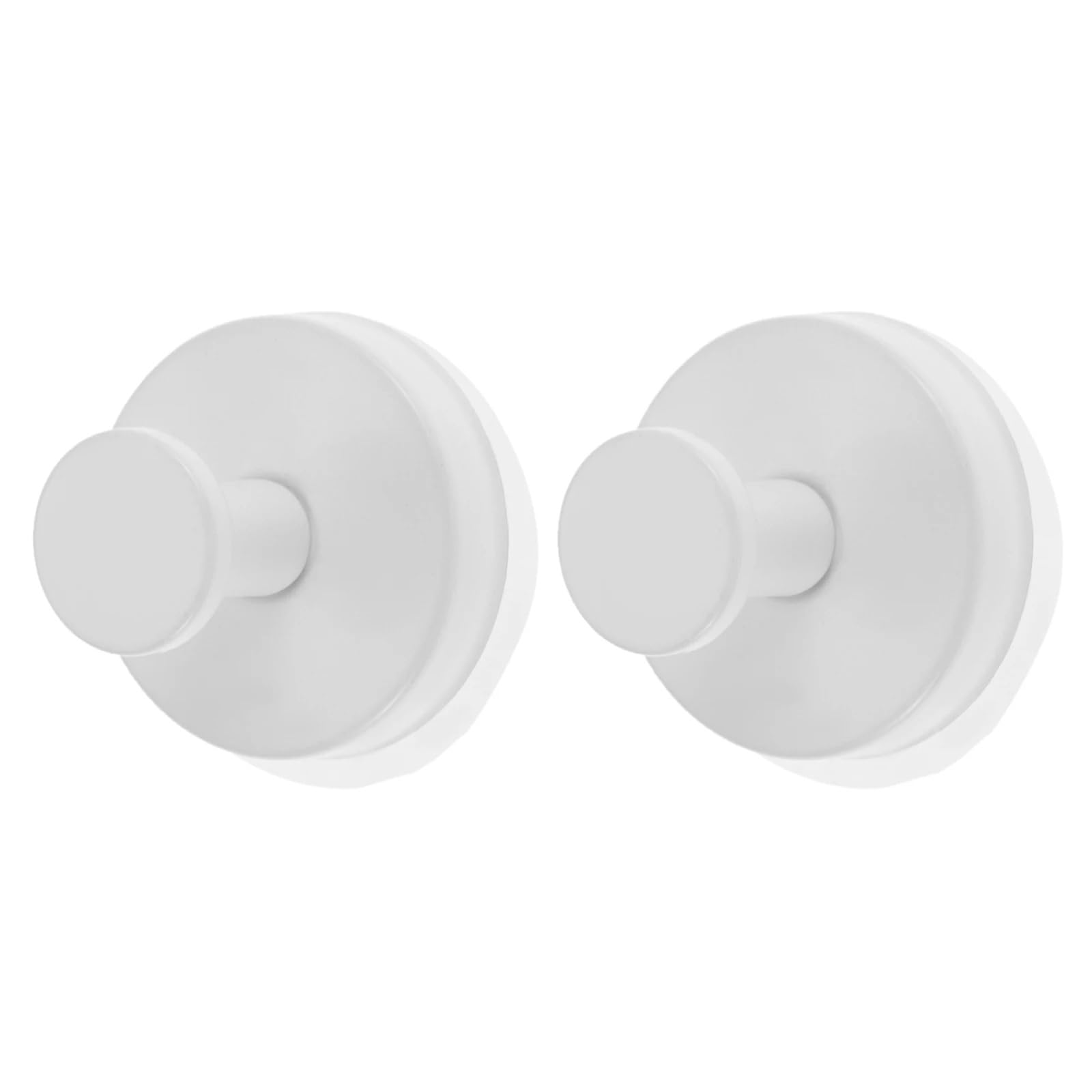 Liozdmd One Color Home Furnishings 2Pcs White Suction Cup Hooks For Shower Towel Hanger For Bathroom Window Glass Door Wall Bath Robe Hook