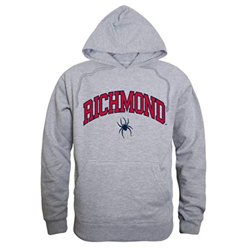 W Republic Apparel University of Richmond Spiders Campus Hoodie Sweatshirt Heather Grey Medium