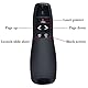 HUACAM DGF-23N Kabellose Presenter, 2.4GHz Wireless Presenter via USB Empfänger, PowerPoint Fernbedienung Presentation Clicker Presenter mit Laserpointer für PPT/Mac/Windows/Keynote