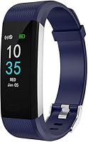 LEBEXY Fitness Armband Wasserdicht IP68 | Fitness Tracker Uhr | Smartwatch Schrittzähler Aktivitätstracker | Kalorienzähler Sportuhr eingebautes GPS, S2-Version, Blau – Ansicht 1