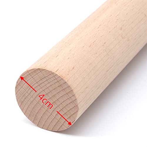 1 stuks 50 cm L houten ronde stok Diy Grappige gereedschappen maken 3cm 4cm diamater (Wood Diameter : 3cm) - Image 4