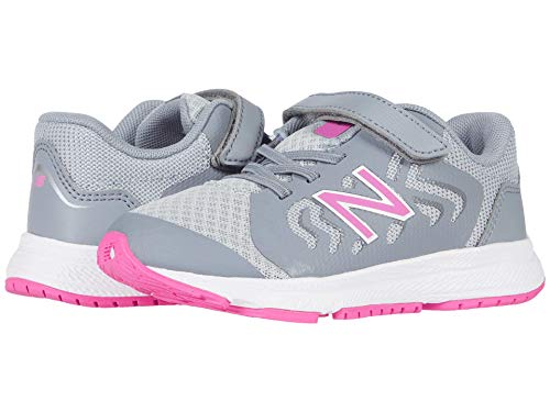 Image of New Balance Kid's 519 V2 Alternative Closure Running Shoe, Light Aluminum, 8 M US Toddler (1-4 Years)