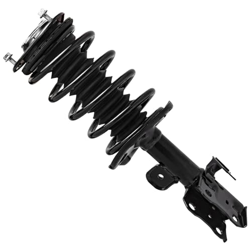 Image of Detroit Axle - Struts Shocks Kit for Toyota 2010-2015 Prius, 2 Front Struts w /Coil Spring 2 Rear Shock Absorbers 2011 2012 2013 2014 Replacement Suspension