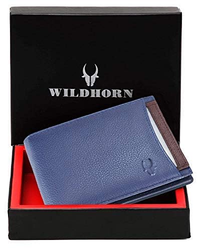 Image of WildHorn Leather Wallet for Men I Ultra Strong Stitching I 2 Currency Compartments