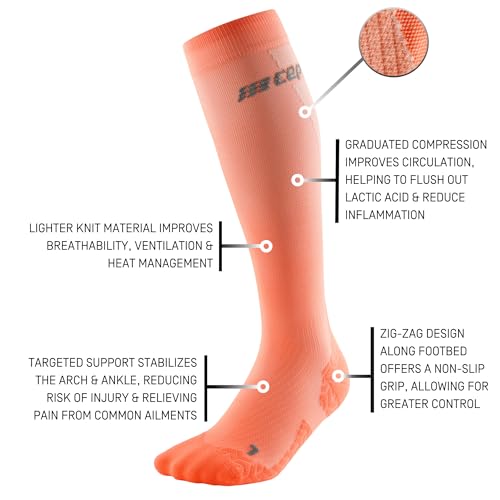 Image of CEP 2024 Ultralight Tall Compression Socks for Women - 20-30mmHg Lightweight Knee High Performance Socks
