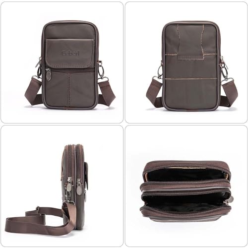 SALE!!! Mini Crossbody Bag Shoulder Bag for Men,Small Messenger Satchel Bag Sling Purse for Women (Black3)3