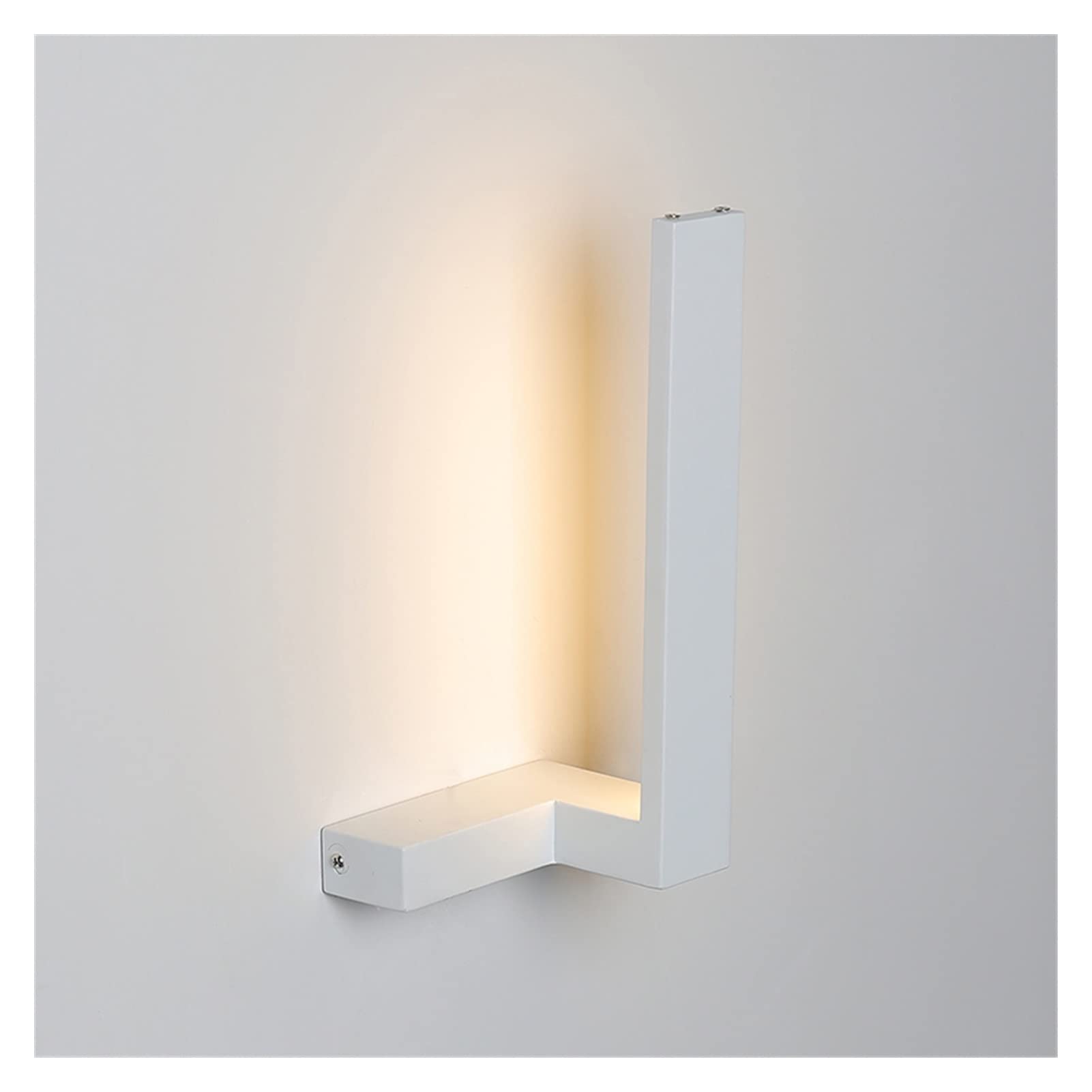 VDOQTLJT Wall lamp 30x15cm 10W Minimalism Modern Led Light Compatible with Bedroom Bedside Corridor White Or Black - Lamp Sconce Fixtures LED Chandelier(Whiteright,WarmWhite)