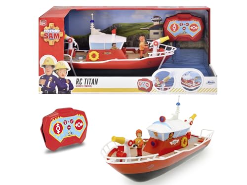 Bateau RC Titan Sam le pompier Dickie Toys jouet radiocommandé étanche