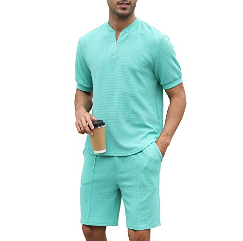 Survêtement 2 pièces pour homme tenue de jogging vert