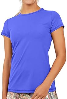 SOFIBELLA UV Colors Short Sleeve Top - Valley Blue