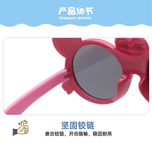 Silicone Kids Polarized Sunglasses Cartoon Crab Cute Sunglasses UV Protection Glasses2