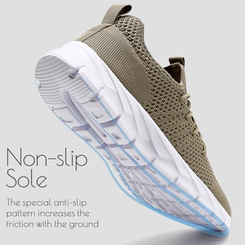 Image of ZGPWZWL Mens Running Shoes Fashion Sneakers Tennis Walking Casual Athletic Lightweight Breathable Workout Gym Comfortable Shoes