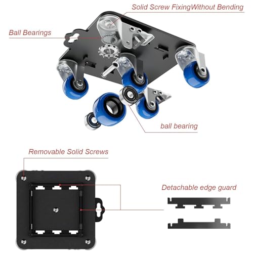 Chariot de meubles robuste pour éviter le mal de dos en déplaçant - 6