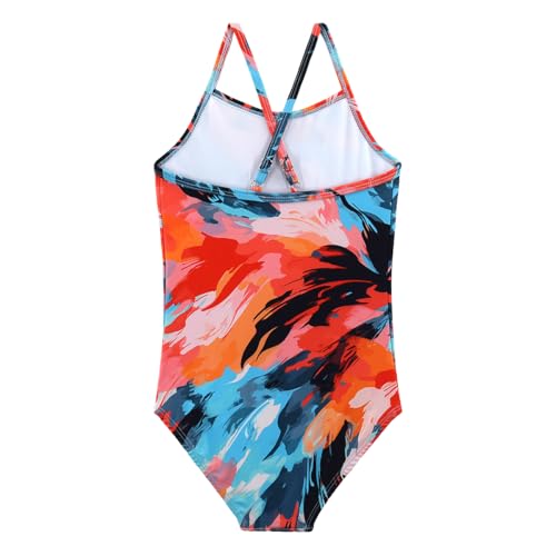 Image of BAYIMEE Girls One Pieces Swimsuit Cute Swimwear Bathing Suits 2-12 Years