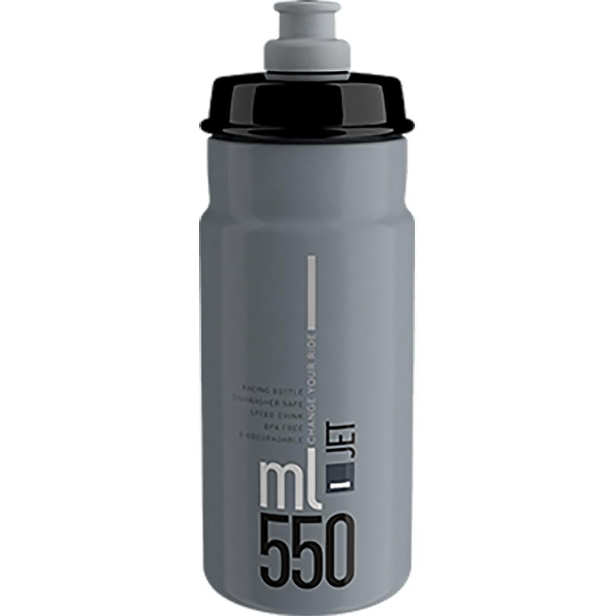 ELITE JET Bottle, 25.5 fl oz (750 ml), Gray/Black