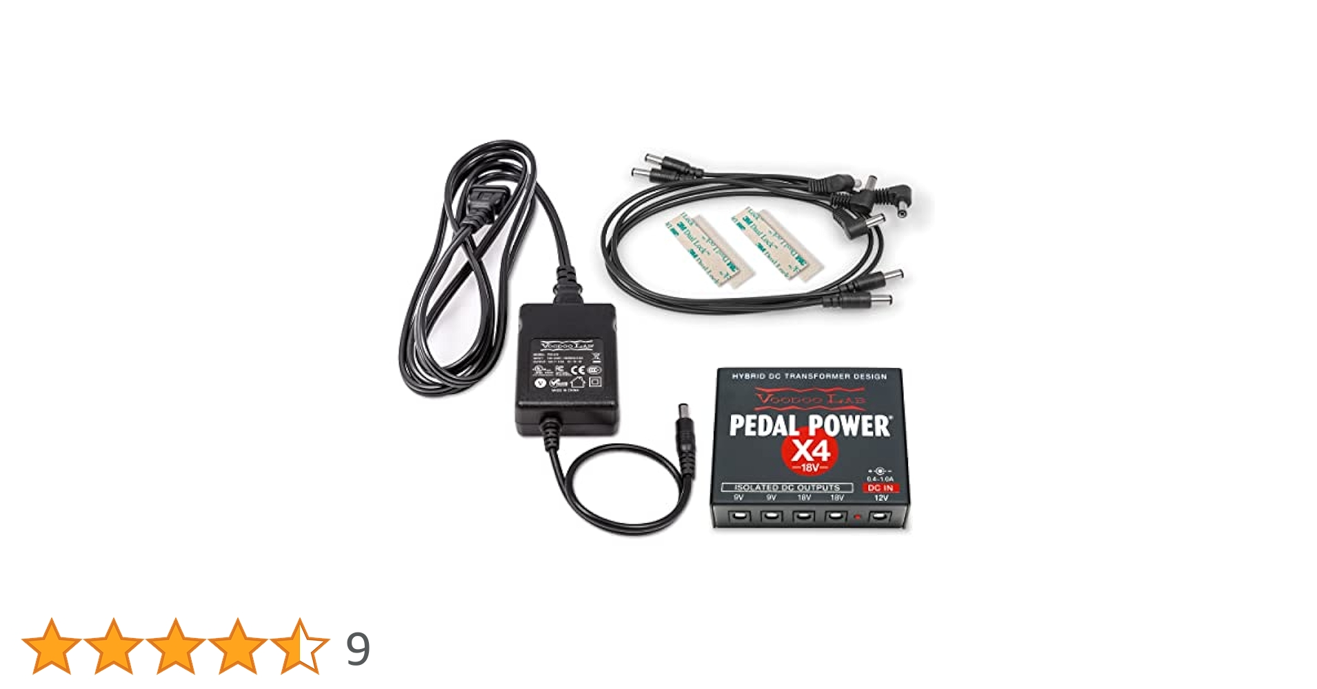VOODOO LAB PEDAL POWER X4 エフェクター　パワーサプライ Amazon.co.jp: Voodoo Lab Pedal X4 18ボルト絶縁電源(PPX4-18V