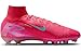 Nike Mercurial Superfly 10 Elite AG-Pro High-Top Soccer Cleats (FQ8339-800, Ember Glow/Aurora Green) Size 10