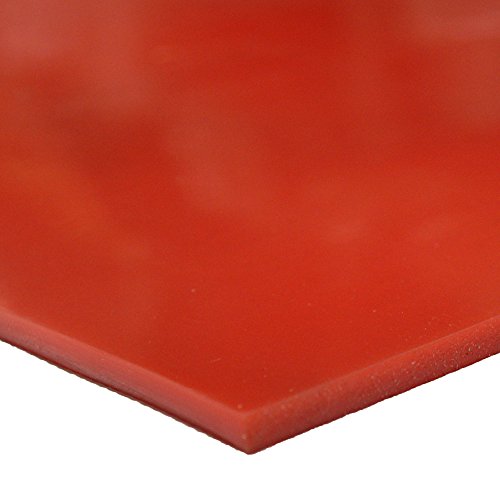 Silicone orange 60 A lisse de haute pureté format 36x36 po pour isolation
