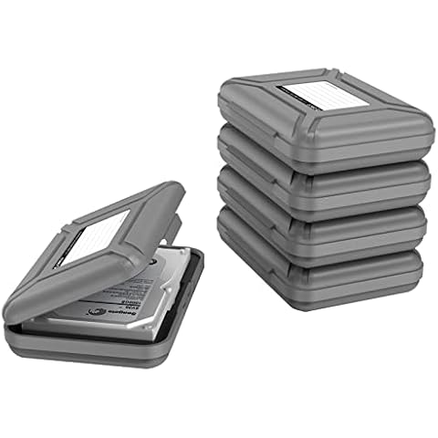 ORICO - 5 Pzs Funda Protectora para Disco Duro DE 3,5 Pulgadas - Gris Cover