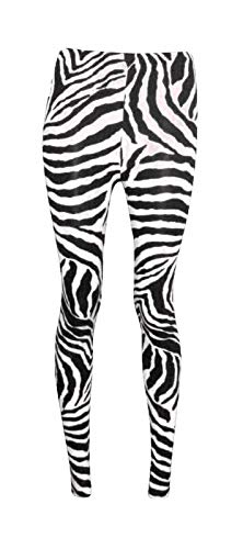 Haut extensible et legging imprimé zèbre - Tenue de sport confortable et vêtement stretch femme